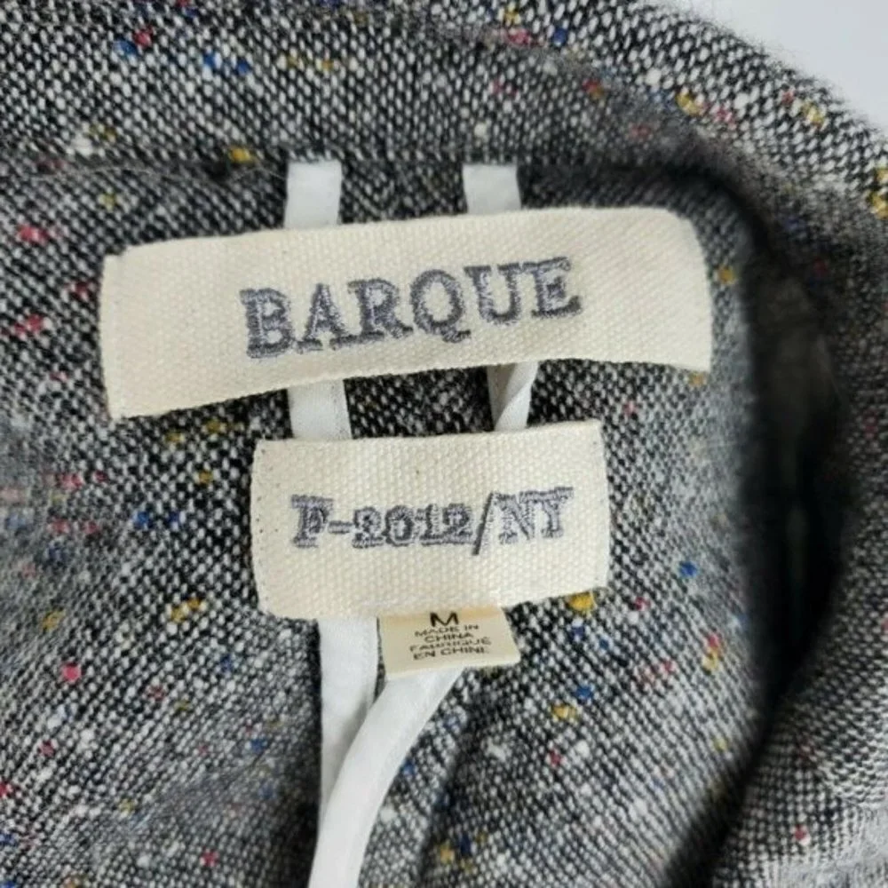 Barque New York Men's Speckled Tweed 3 Pocket Jacket Blazer Gray Size Medium‎ - Picture 6 of 8